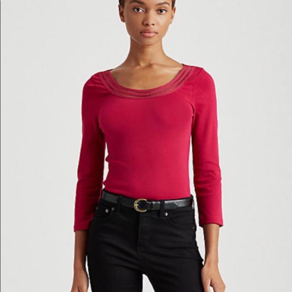 Ralph Lauren cotton stretch long sleeve